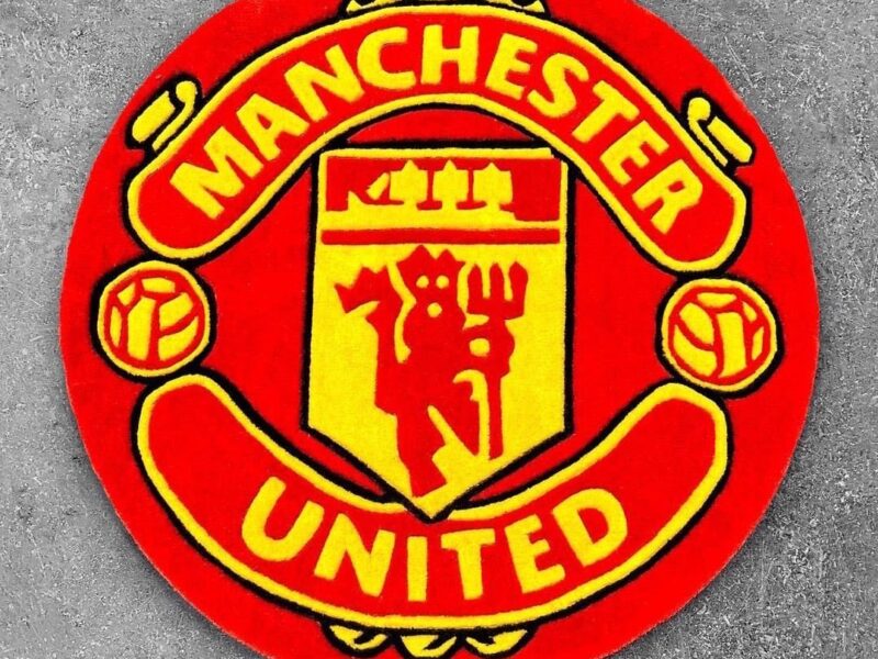 Manchester United Rug (Round)